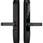 Fingerprint door lock with keypad and smart handle design