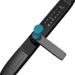 Fingerprint door lock with mobile app remote unlocking