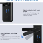 M1 Smart Lock anti-lock function with quick release and admin mode