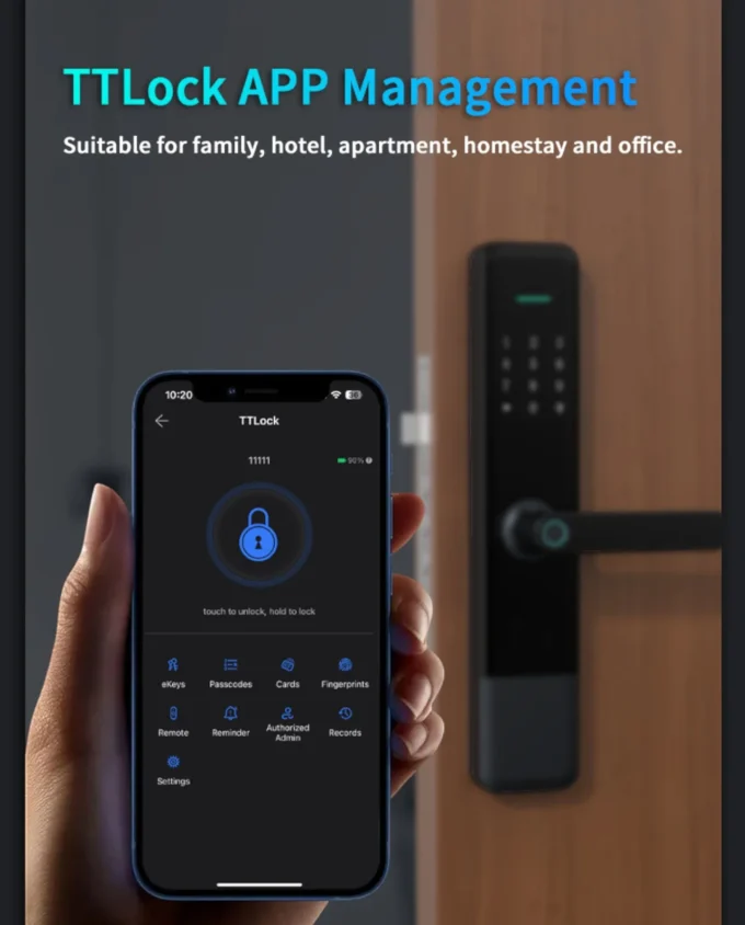 X1 Smart Lock TTLock App Remote Control for Homes & Offices