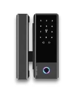 Super Lock 2 smart glass door lock with fingerprint, PIN, RFID, and remote unlocking – OEM & ODM manufacturer in China.
